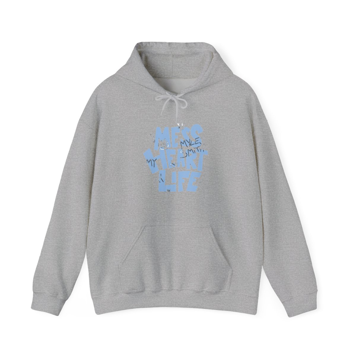 Myles Smith Merch Mess Heart Life Hooded Bagless Pullover Winter Fashion Sweatshirts Hooded Top - Walmart.com - Official sweatshirts merchandise