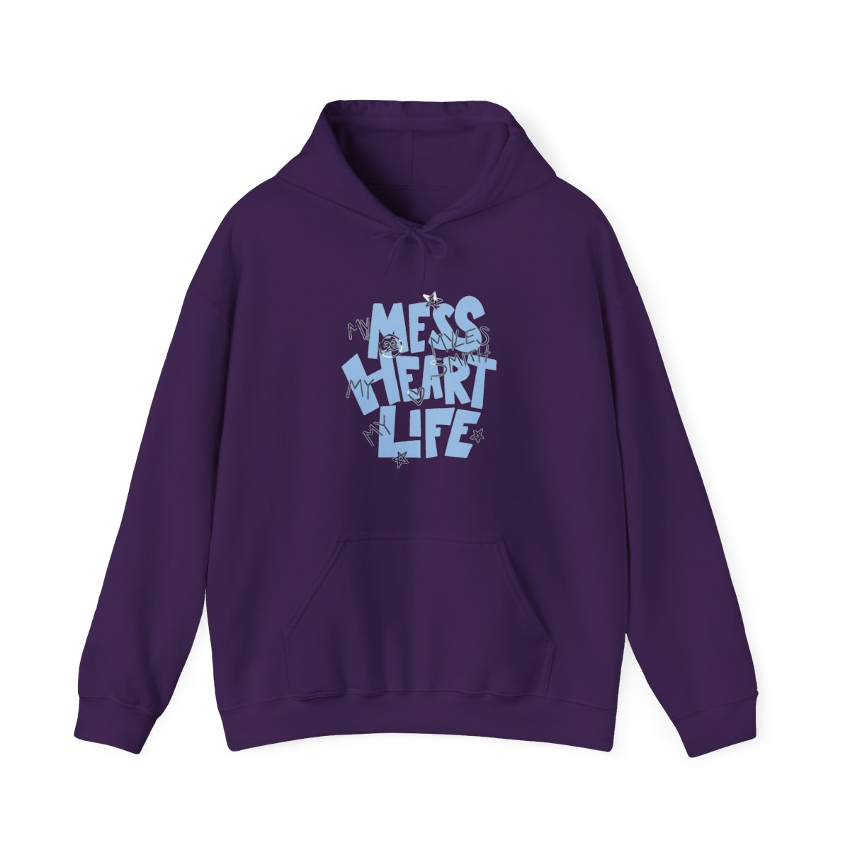 Myles Smith Merch Mess Heart Life Hooded Bagless Pullover Winter Fashion Sweatshirts Hooded Top