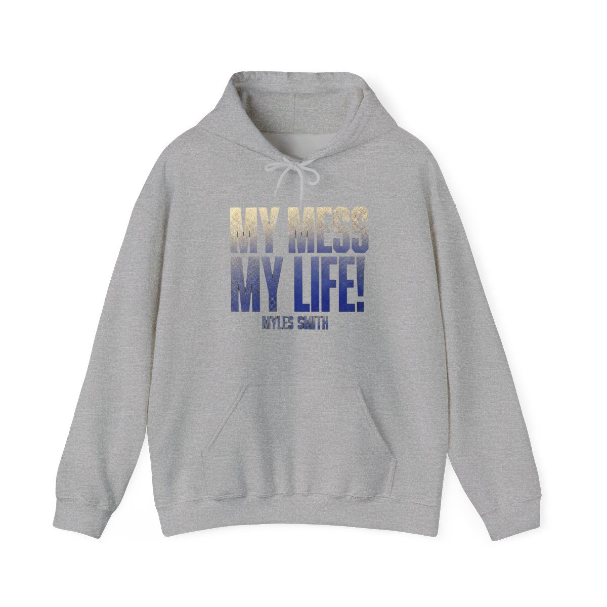 Myles Smith Merch My Mess My Hear Hooded Bagless Pullover Winter Fashion Sweatshirts Hooded Top - alternate angle 2, merchandise