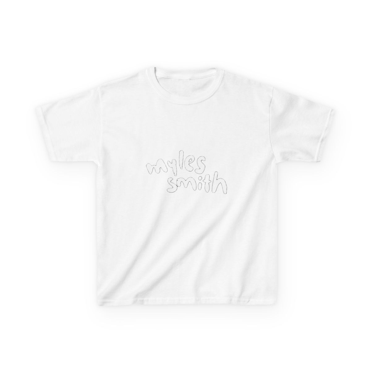 White Version Myles Smith Band Kids T-Shirt - Official t-shirts merchandise