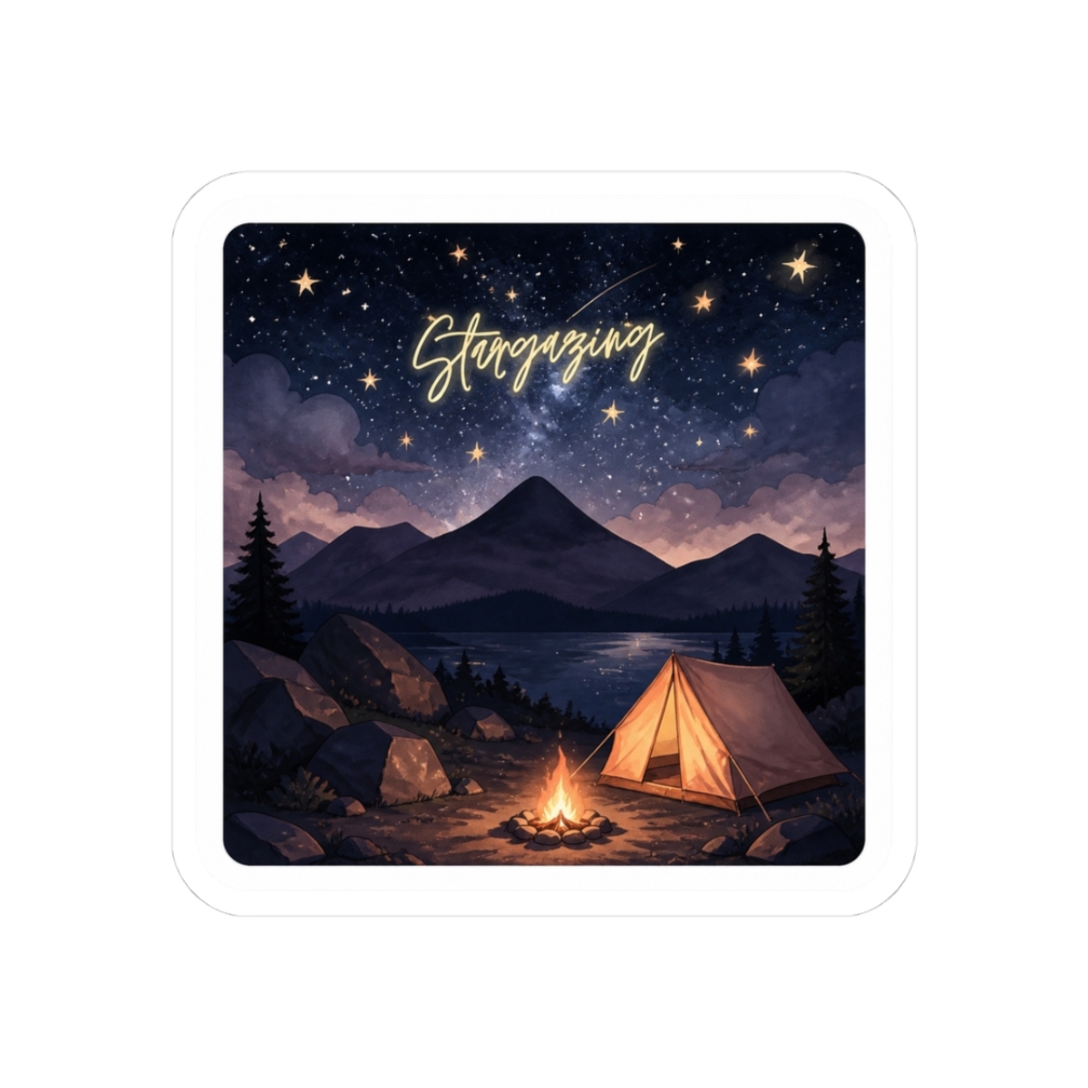 Stargazing 'Lyric' Sticker | Myles Smith - Official stickers merchandise