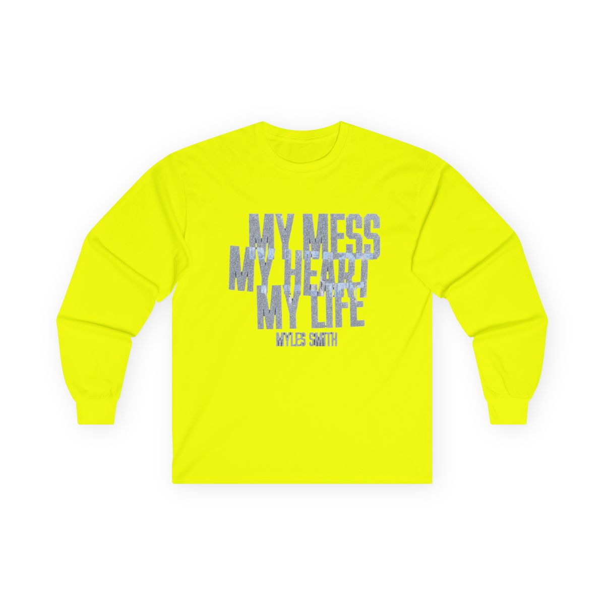 Myles Smith Merch My Mess My Hear Long Sleeve Spring&Autumn Fashion Men/Women Casual Long Sleeve - alternate angle 5, merchandise