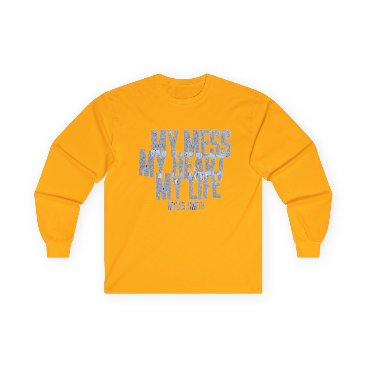 Myles Smith Merch My Mess My Hear Long Sleeve Spring&Autumn Fashion Men/Women Casual Long Sleeve - alternate angle 2, merchandise