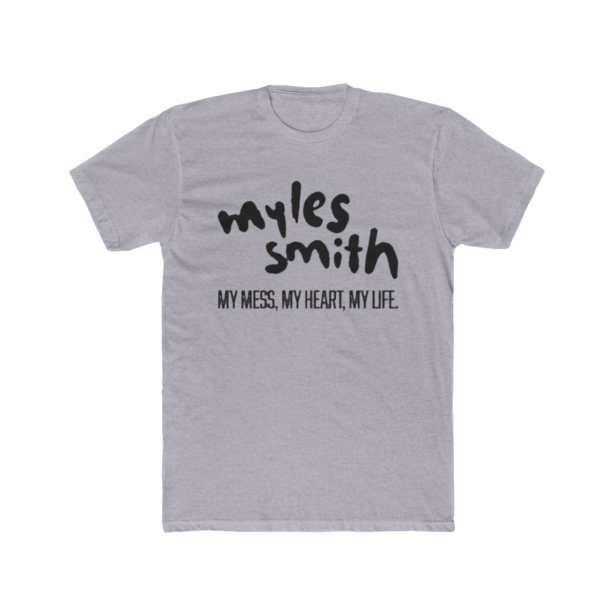 Myles Smith My Mess, My Heart, My Life Tour 2026 T Shirt - alternate angle 3, merchandise