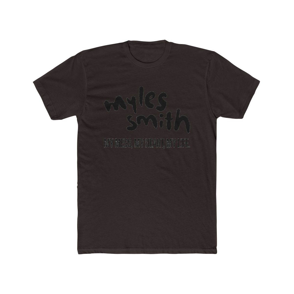 Myles Smith My Mess, My Heart, My Life Tour 2026 T Shirt - alternate angle 2, merchandise