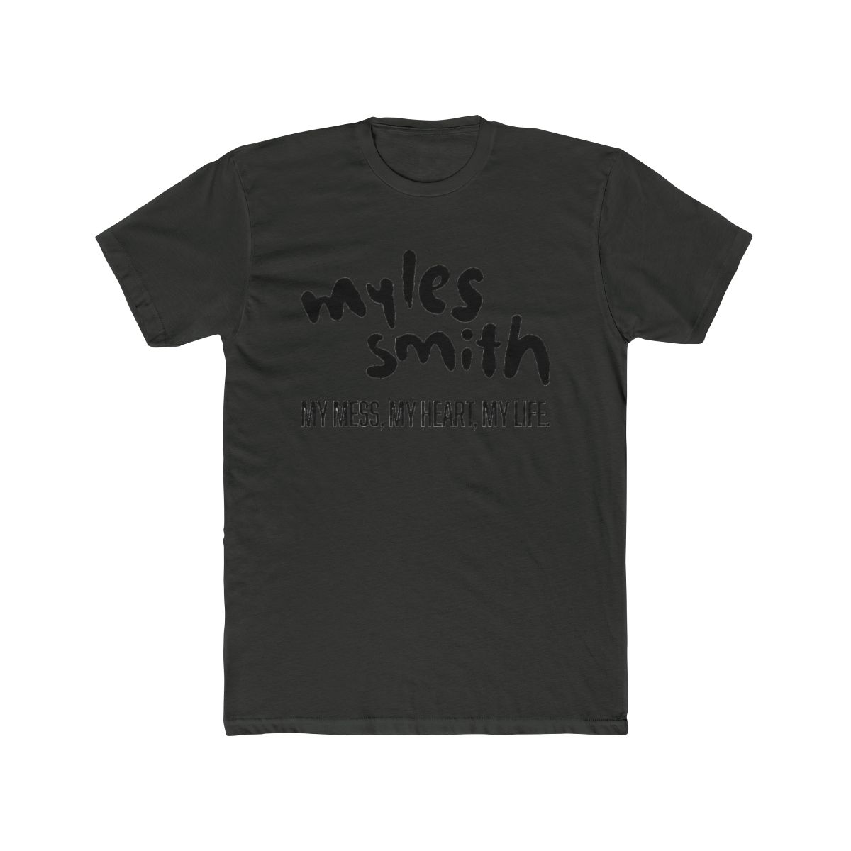 Myles Smith My Mess, My Heart, My Life Tour 2026 T Shirt - alternate angle 5, merchandise