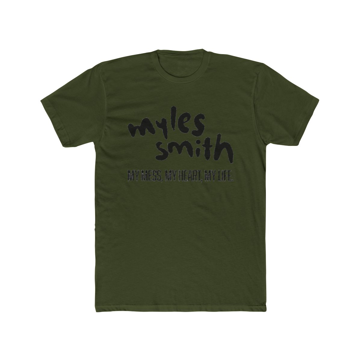 Myles Smith My Mess, My Heart, My Life Tour 2026 T Shirt - alternate angle 4, merchandise